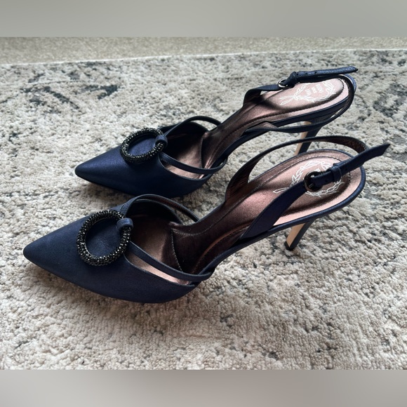 RODO navy slingback shoes size 40 - Picture 4 of 8